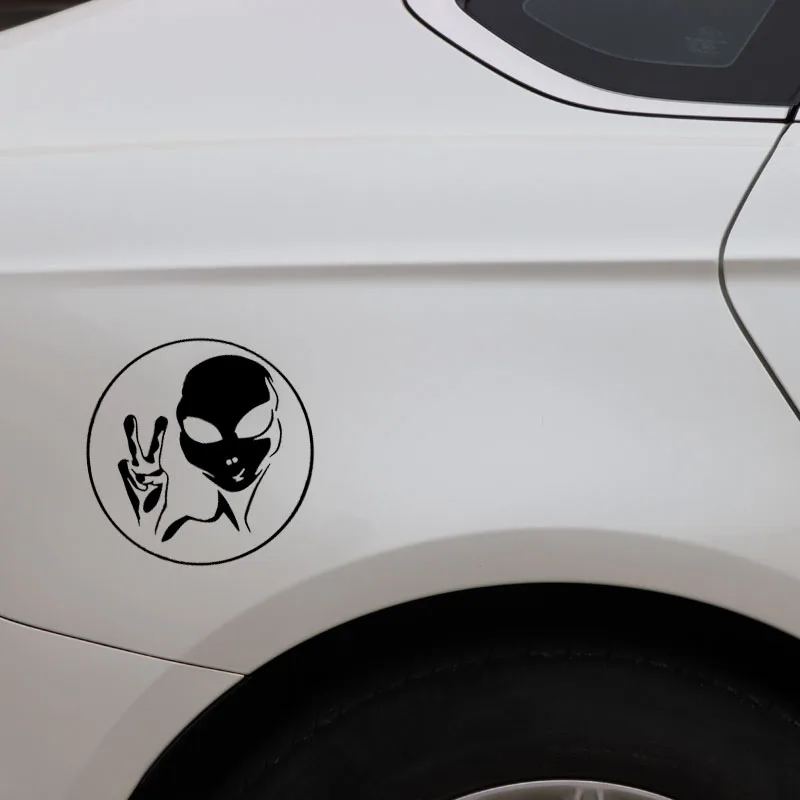

15cmx15cm Personality alienCar-Sticker Automobiles Motorcycles Window Bumper Laptop Vinyl Decal PVC Decorative Goods