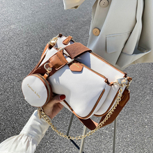 Bolso de hombro con cadena para mujer...