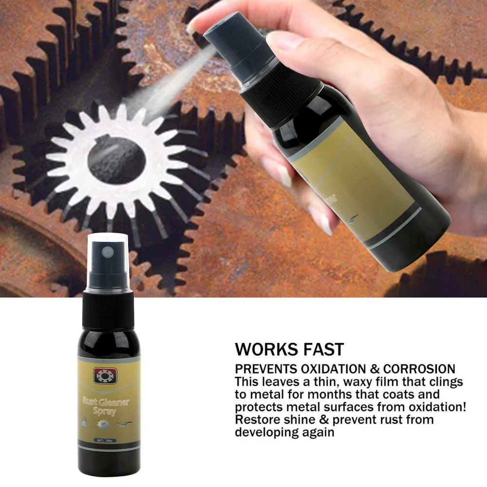 

30ML Car Powerful Rust Remover Auto Parts Surface Polishing Anti-rust Lubricant Rust Cleaner Spray Car Cleaning Maintenance Tool