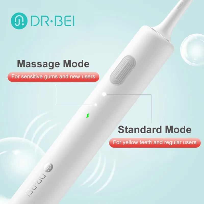 Электрическая зубная щетка DR.BEI Sonic перезаряжаемая Водонепроницаемая DR BEI Dientes