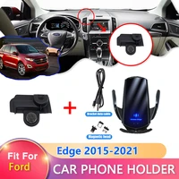 car mobile phone holder for ford edge mk2 2015 2016 2017 2018 2019 2020 2021 stand bracket rotatable support auto accessories