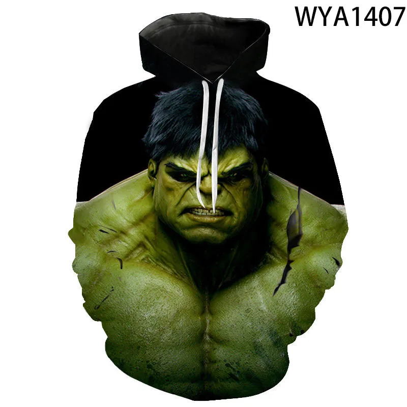 Green Giant 3D Print Hoodies Cool Men Women Children Pullover Long Sleeve Boy Girl Clothes Sweatshirts Coat Streetwear Casual