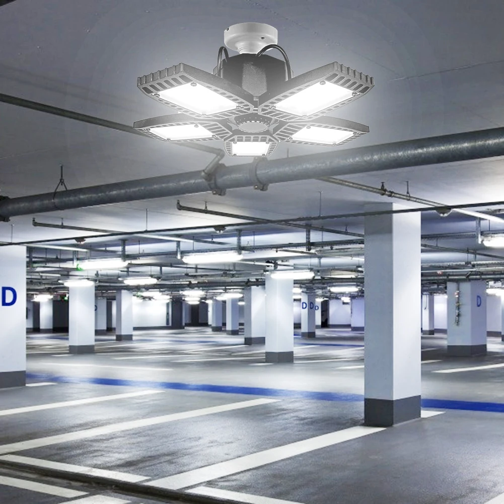 

Foldable LED Garage Lights Ceiling Lights Bulb Cold White E27 Deformable Led Garage Lights LED Industrial Foldable Lights