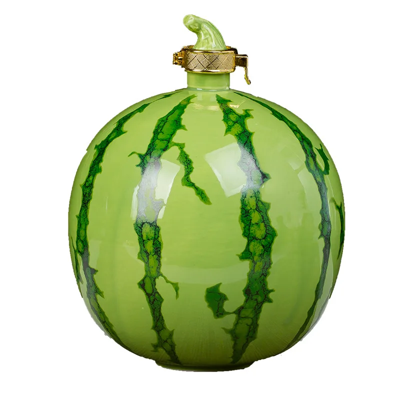 

Watermelon Shape Wine Glass Whiskey Decanter Whiskey Glass Cup Wine Glasses Creative Accessories Men Gift Food Storage Bottle
