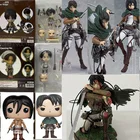 Экшн-фигурка из игры атака на кожу, Levi rivai Ackerman Mikasa Ackerman Jaeger Eren Kawaii #235, игрушечная кукла в подарок