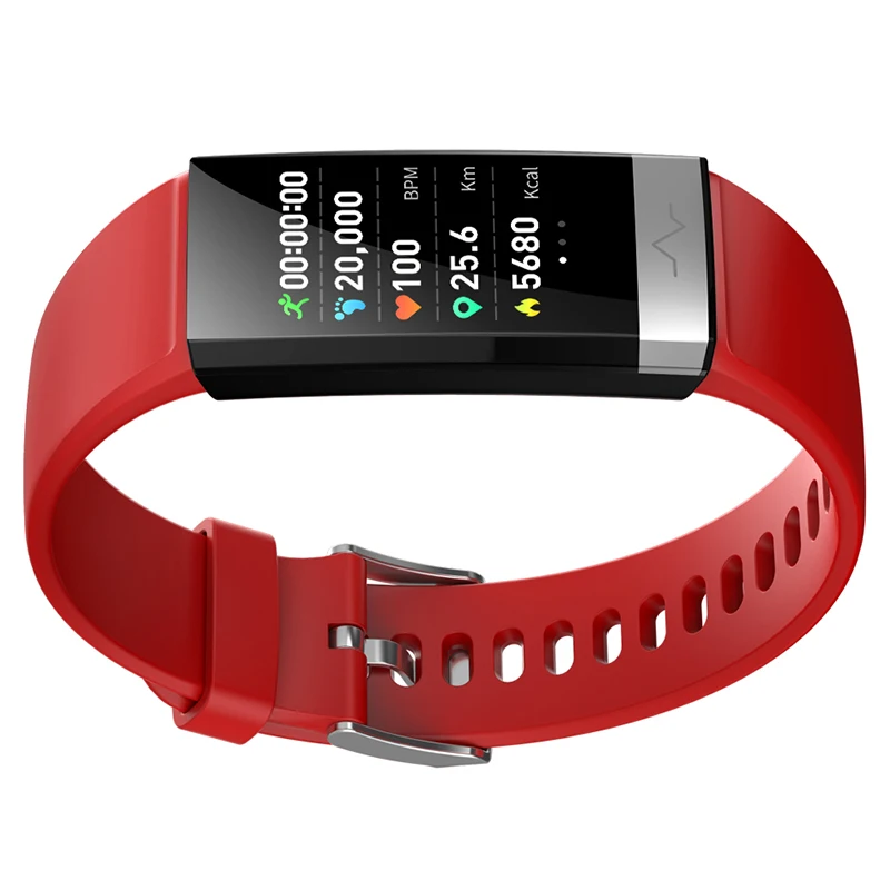 

V19 Smartband Blood Pressure Smart Band Heart Rate Monitor PPG ECG Smart Bracelet Activity Fitness Tracker Electronics Wristband