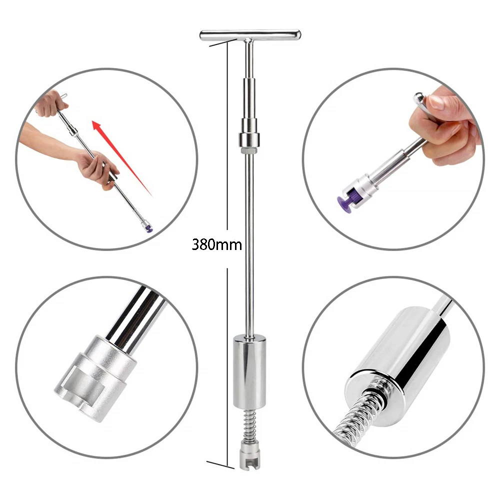 melhor Paintless Conjunto De Ferramentas De Remoção De Dente Automático Reparação De Dentes Com Diferentes Abas De Alumínio Dent Pull Pode Ser Reutilizado Inúmeras Vezes Kit