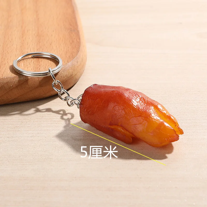 Креативный Забавный ПВХ брелок для ключей свинья троттерс куриные крылья