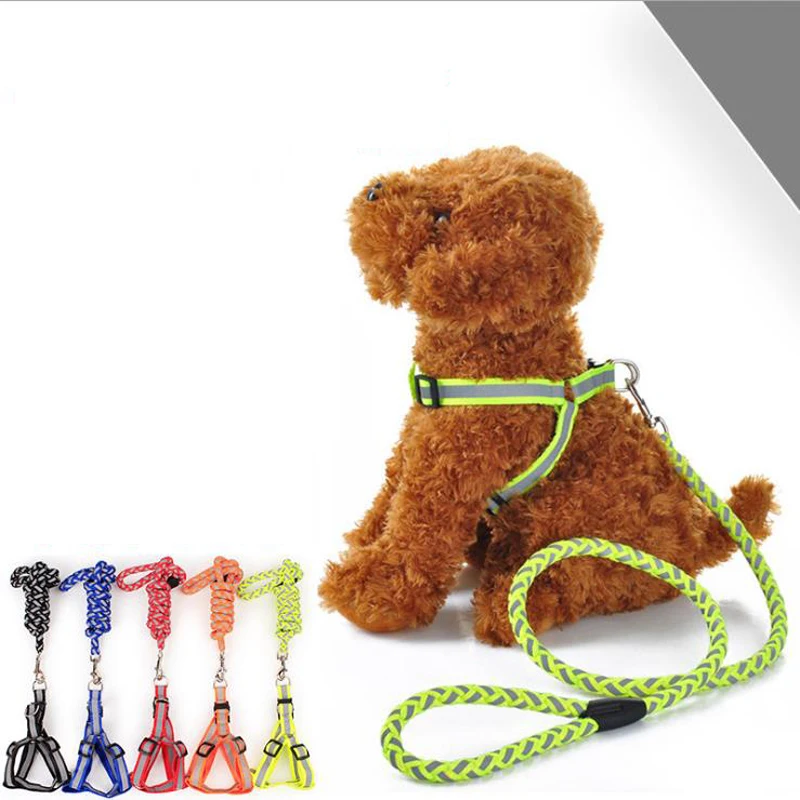 Поводок для собак легко надевается и выключается Регулируемый Средний Большой