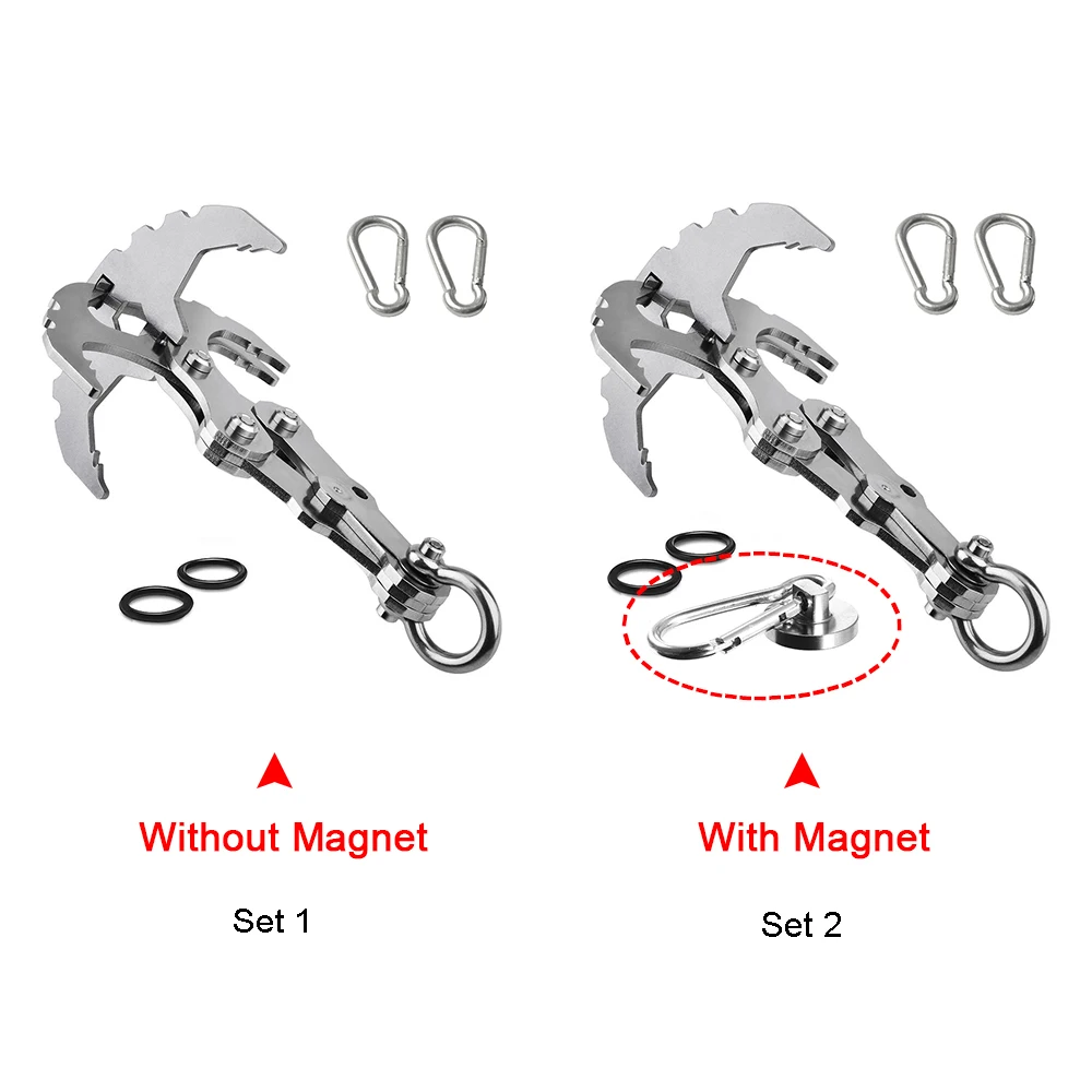 Складной карабин для альпинизма с двумя карабинами|Аксессуары скалолазания| |