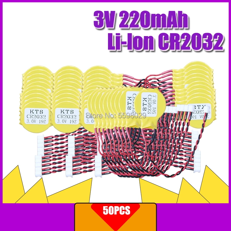 Оригинальная литиевая батарея CR2032 CR2032W 3V для компьютера материнская плата с