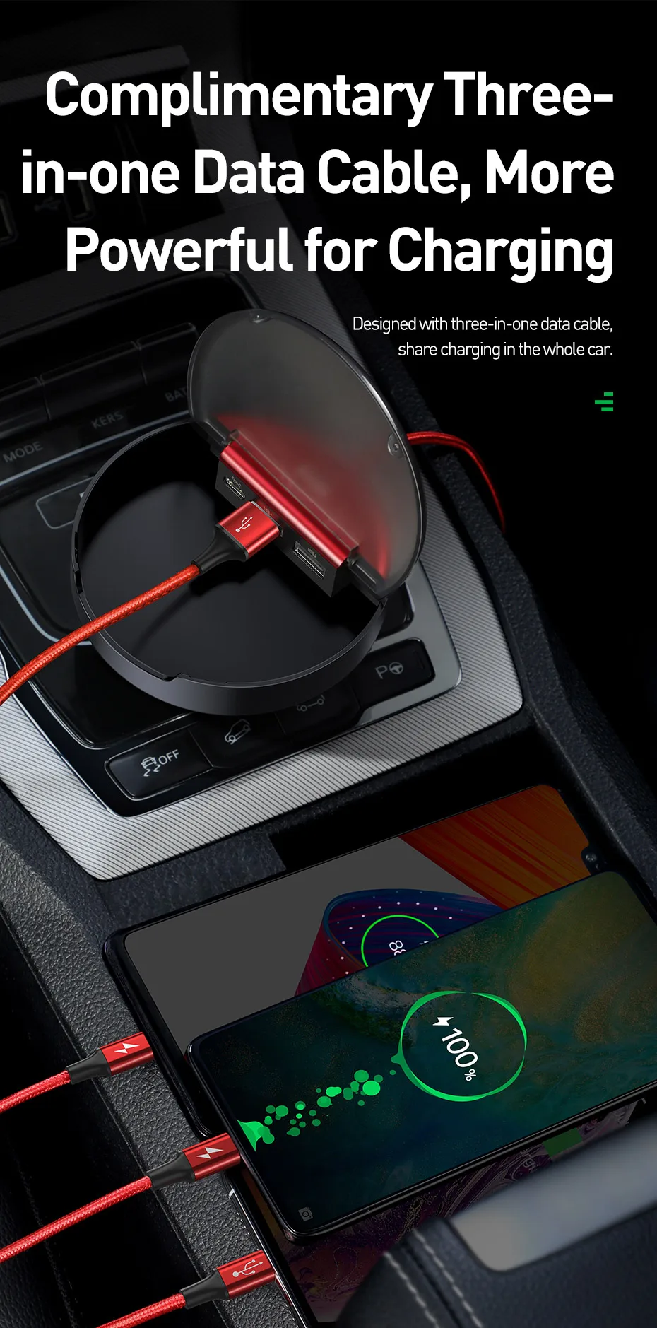 Baseus 3 в 1 USB кабель для iPhone 11 XR XS Max usb type C кабель для samsung Xiaomi Micro USB кабель с кабелем Органайзер чехол