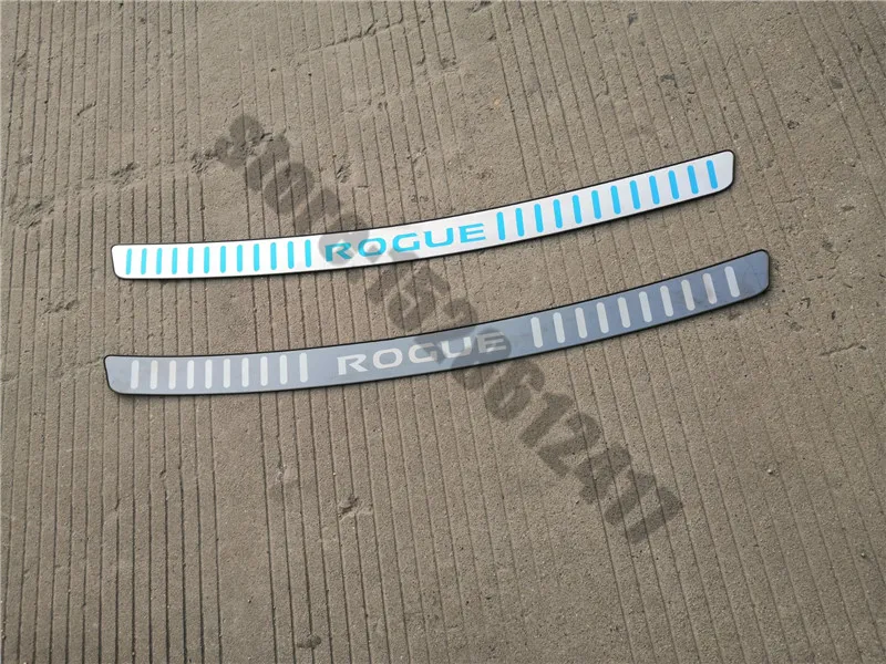 

Car styling For 2014-2019 2021 Nissan Rogue T32 stainless steel sill Scuff Plate/Door Sill Rear Bumper Protector Sill