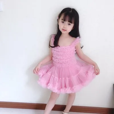 

Princess Flower Girls Dress Children Clothing Summer Party Tutu Kids Dresses For Girls Toddler Girls Casual Dress