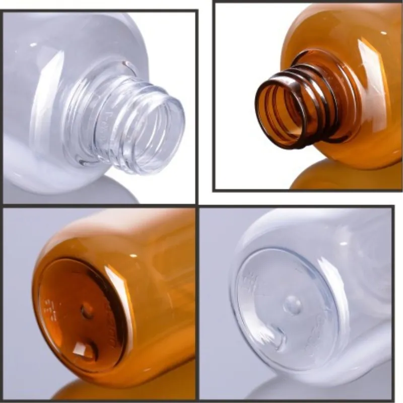 1pc 100/200/300ml Empty Cosmetics Container Acrylic Refillable Bottles Flip Cap Bottle for Skin Care Cream Shampoo Lotion Makeup | Красота и