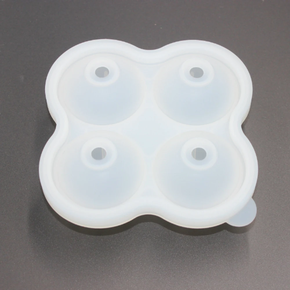 

Multifunctional Ice Cube Maker 4-cavity Silicone Ball Cocktail Whiskey Mold for Ice Cube Tray Ice Mold Kitchen Tool