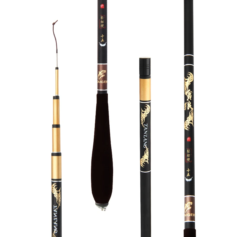 2.7M 3.6M 3.9M 4.5M 4.8M 5.4M  Taiwan Fishing Rod Carbon Fiber Telescopic Wedkarstwo Olta  Hand Pole Fishing Sticks enlarge