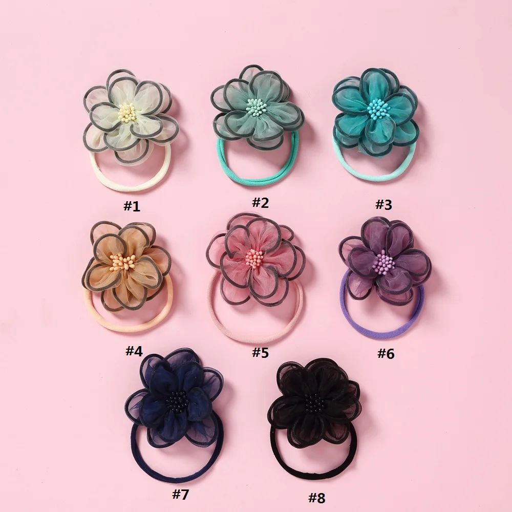 Повязки на голову для девочек 2 шт./лот нейлоновые аксессуары волос будущей мамы