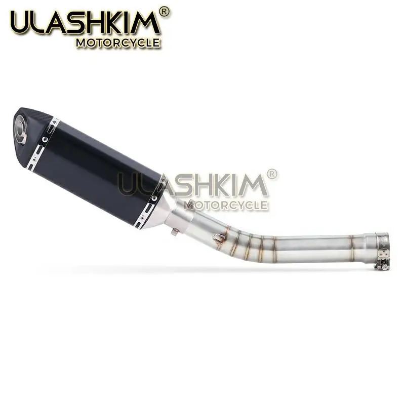 Глушитель выхлопной трубы мотоцикла средний передний Lik Slip On для Yamaha YZF 600 YZF-R6 R6 1998
