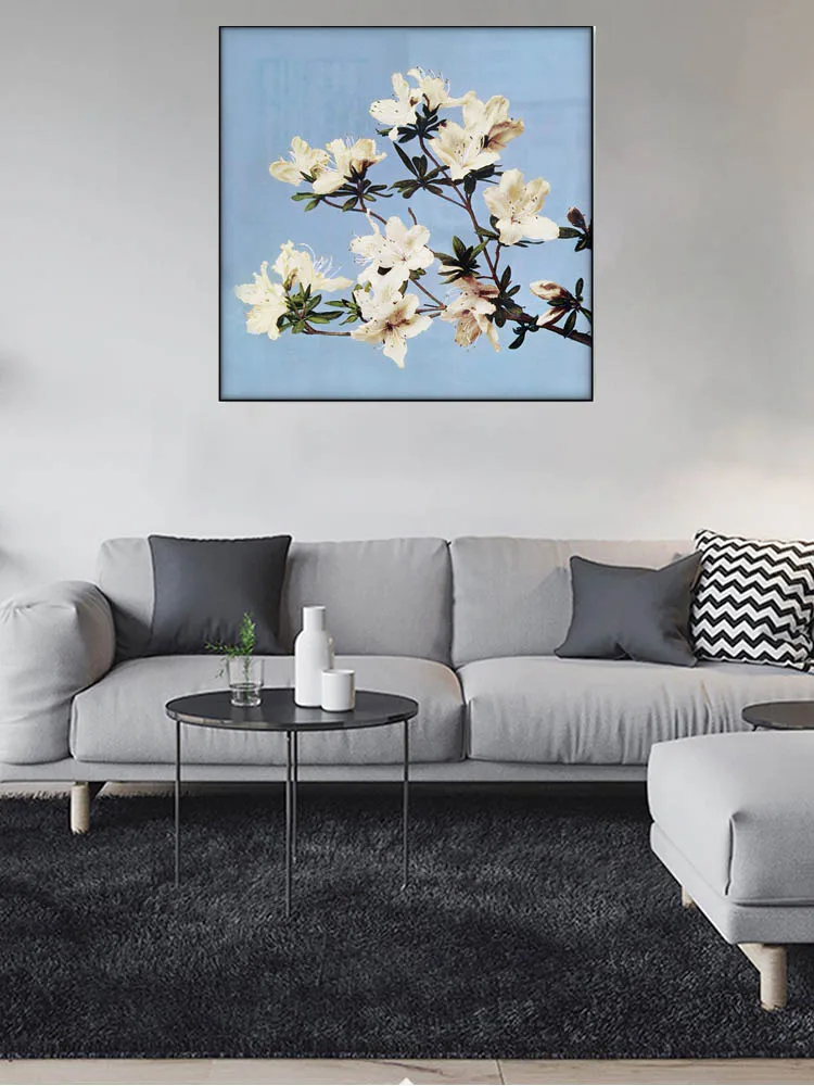 Винтаж плакат Орхидея Azalea цветы Огава Kazumasa японский Wall Art восточные ботанический