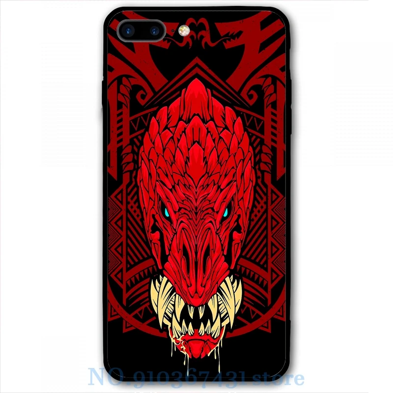 Чехол Odogaron MHW для телефона iPhone 12 Pro 11 X XR XS Max 8 7 6 6s Plus 5s мягкая стеклянная задняя