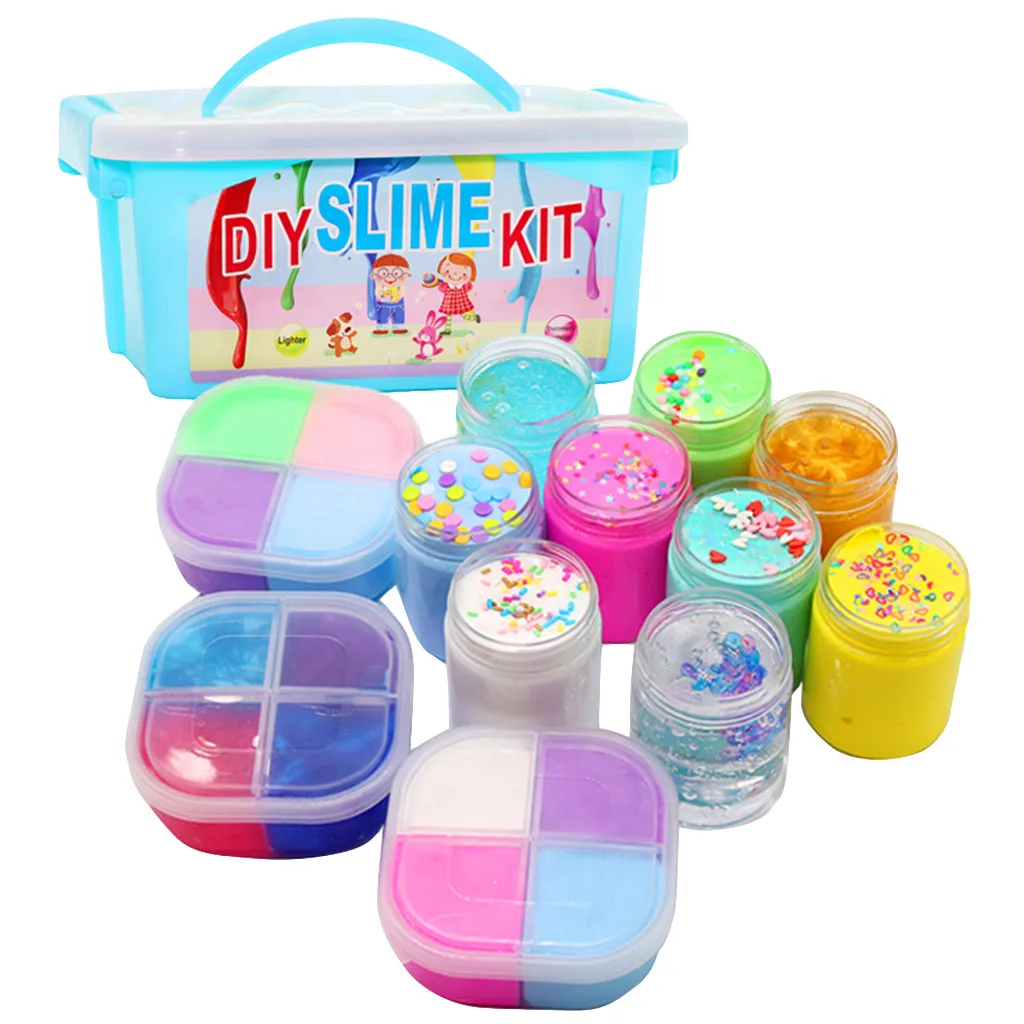 Набор для изготовления слайма своими руками прозрачный набор из пенопласта