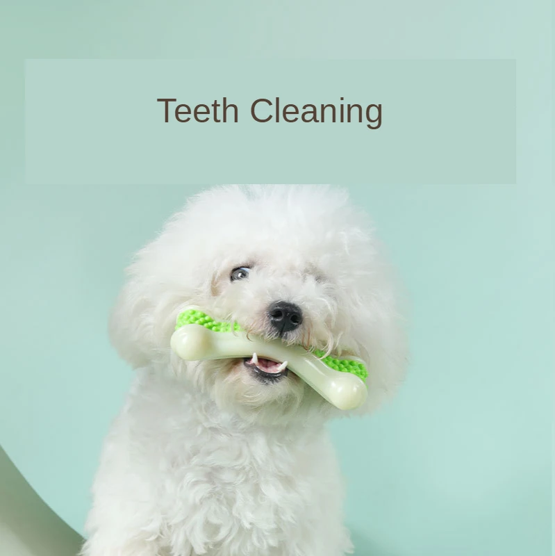 Новинка игрушка для чистки зубов собак жевательная в форме кости Интерактивная