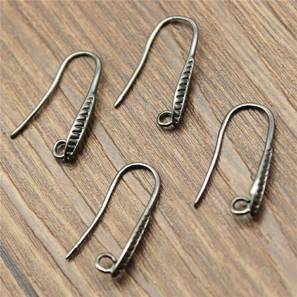 

Pendants for jewelry wholesale 7x20mm earring hook earring setting 10pcs