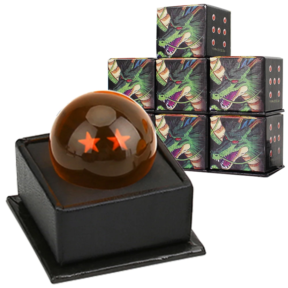 3 5 см Драконий жемчуг Z DBZ аниме хрустальный шар Shenron Dragonball смола ПВХ Avtion фигурки