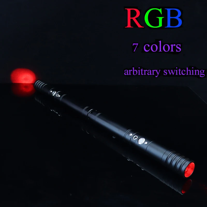 Световой меч 75 см 7 цветов rgb Люк светильник световой сила Fx тяжелая дуэльная