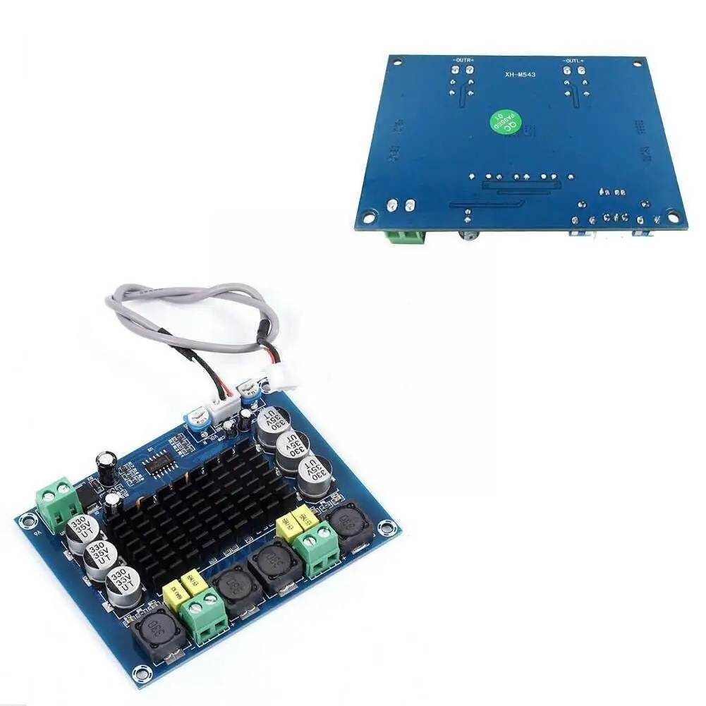 

Плата усилителя мощности Цифровой аудиосигнала TPA3116D2 120 Вт + 120 Вт, усилитель цифровой аудиосистемы, дропшиппинг, электронная плата ресивера ...