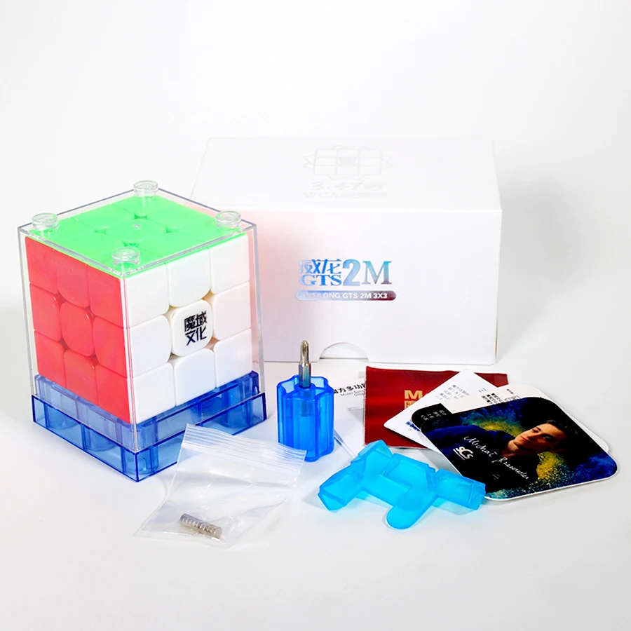 Магнитный кубик Moyu WeiLong GTS V2 3X3X3 магические кубики 3x3x3 скоростной головоломка Weilong