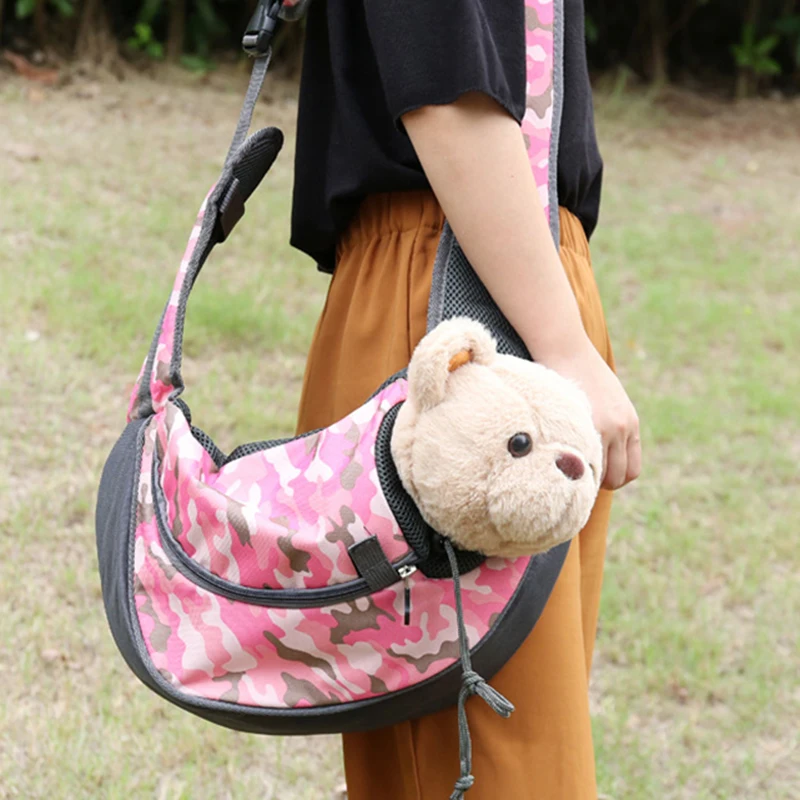 Сетчатая переноска из ткани Оксфорд для домашних питомцев дорожная сумка на одно