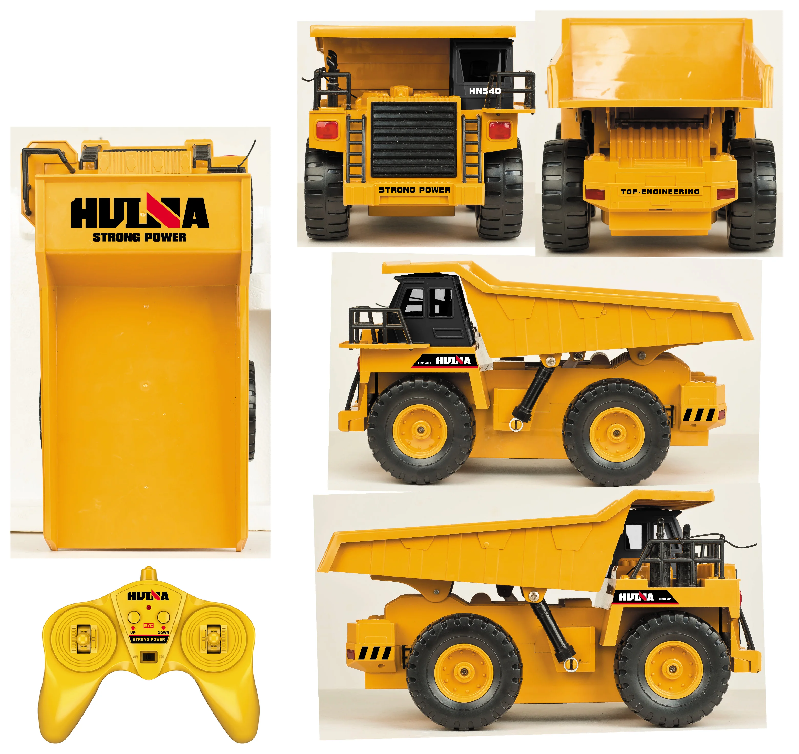 1/18 Huina 1540 Rc самосвал экскаватор на дистанционном управлении Игрушки Сплав RC