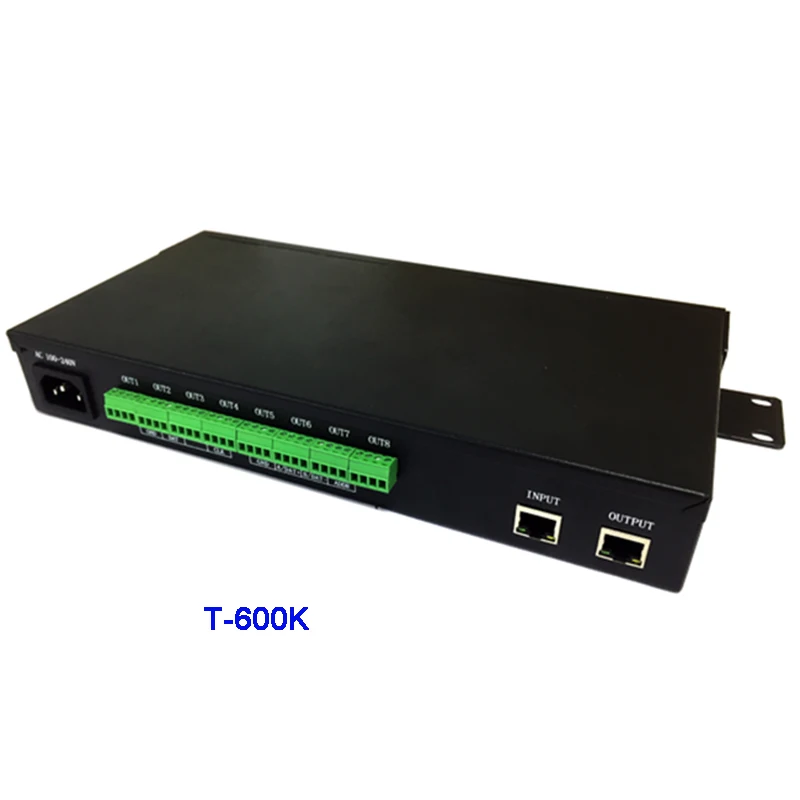 

T-300K SD Card online T500K Full color led pixel module controller T600K RGB RGBW 8ports pixels ws2811 APA102 ws2812b led strip