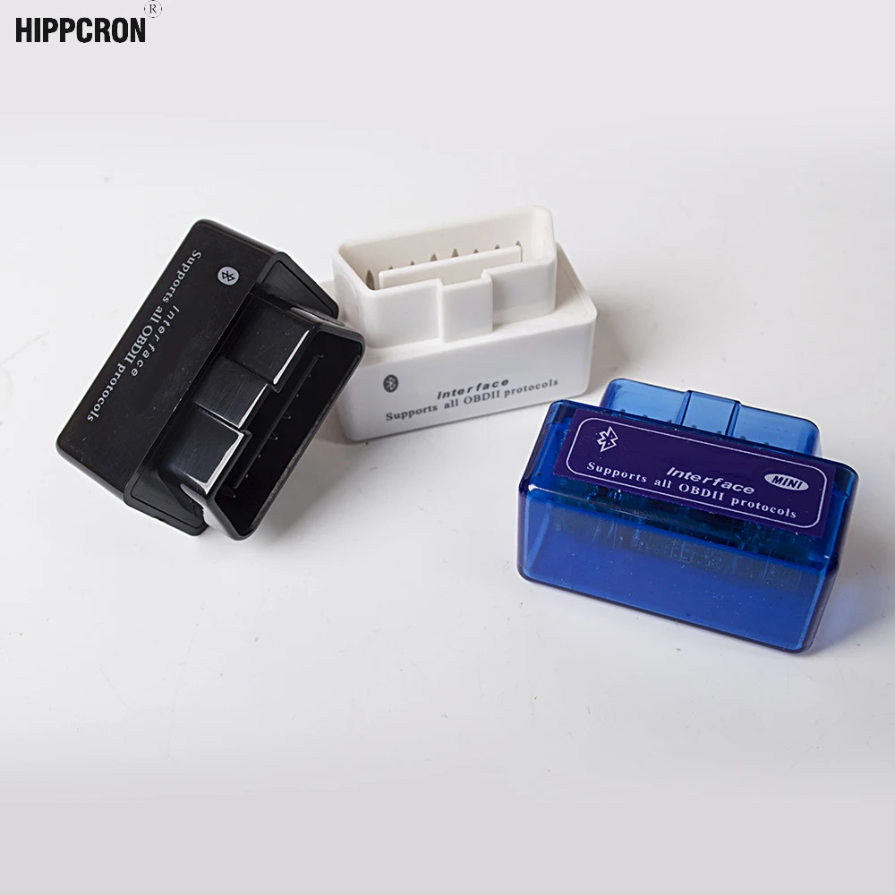 Hippcron (без диска) V2.1 Супер Мини Bluetooth OBDii/OBD2 автоматический считыватель кодов