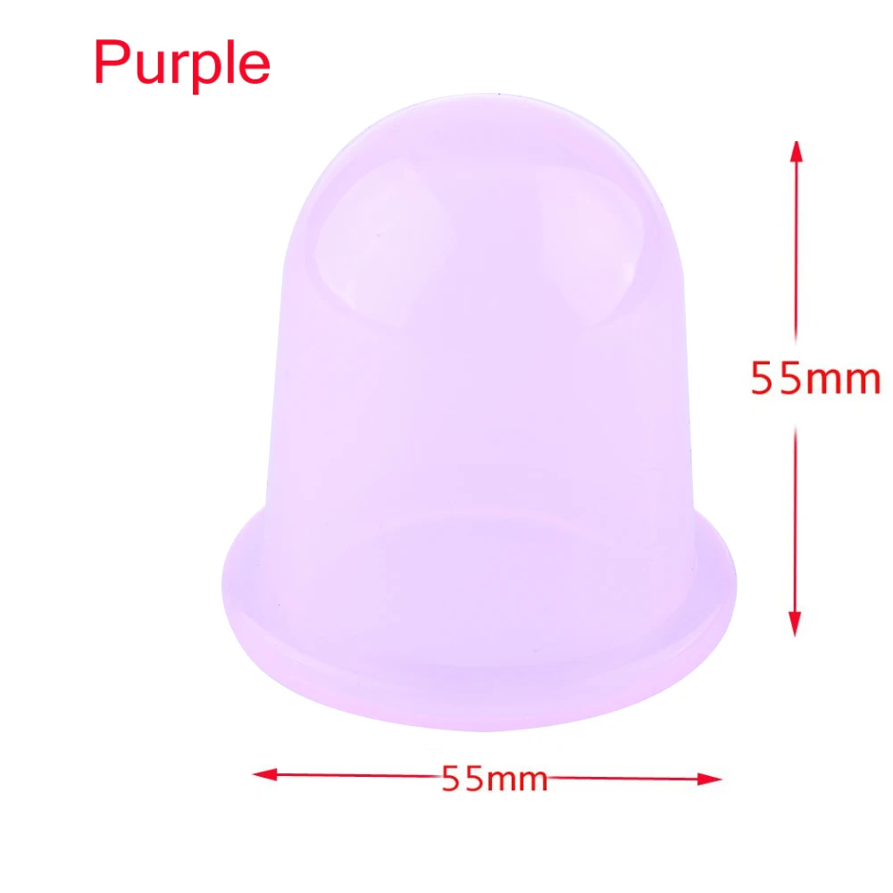 purple Случайно Цвет! 1 шт., для лица, для глаз, против возраста, силиконовые чашки для подтягивания, забота о здоровье, полезный массаж, красота, макияж, аксессуары - Цвет: purple