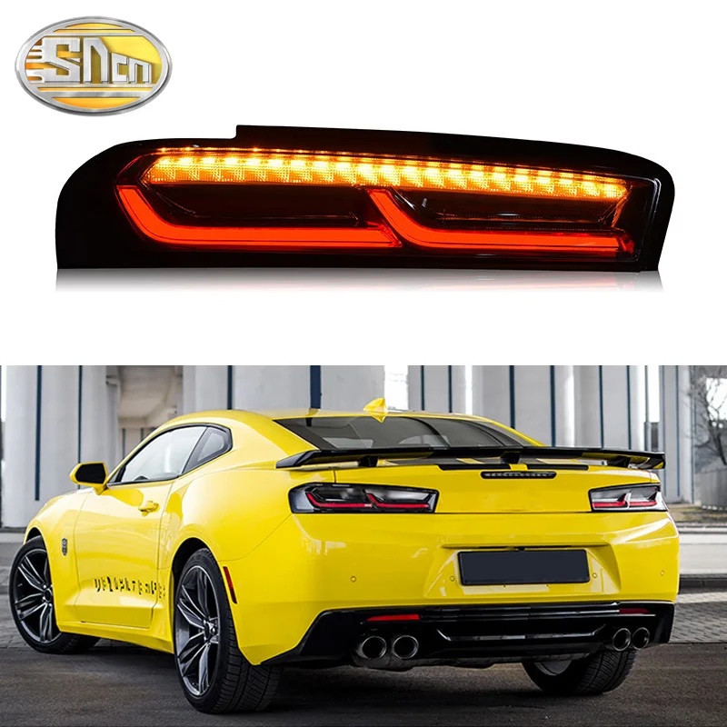 Автомобильный светодиодный задний фонарь для Chevrolet Camaro задний ходовой свет+ Тормозная лампа+ Динамический указатель поворота