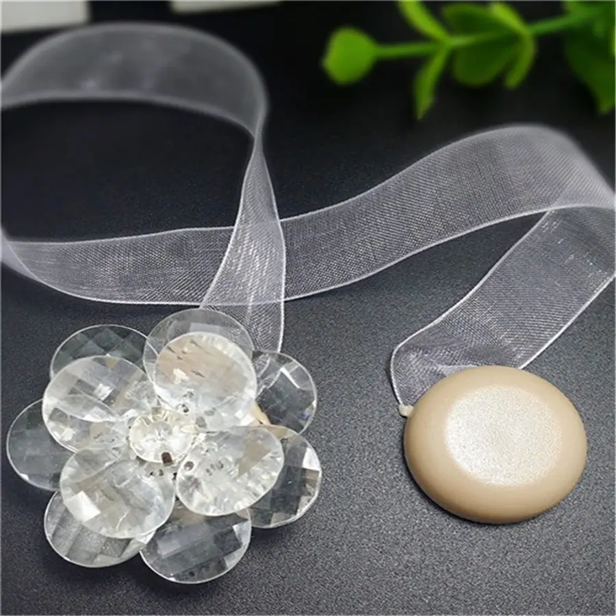 Магнитная пряжка для штор в форме цветка магнитная 1 шт.|Декоративные аксессуары