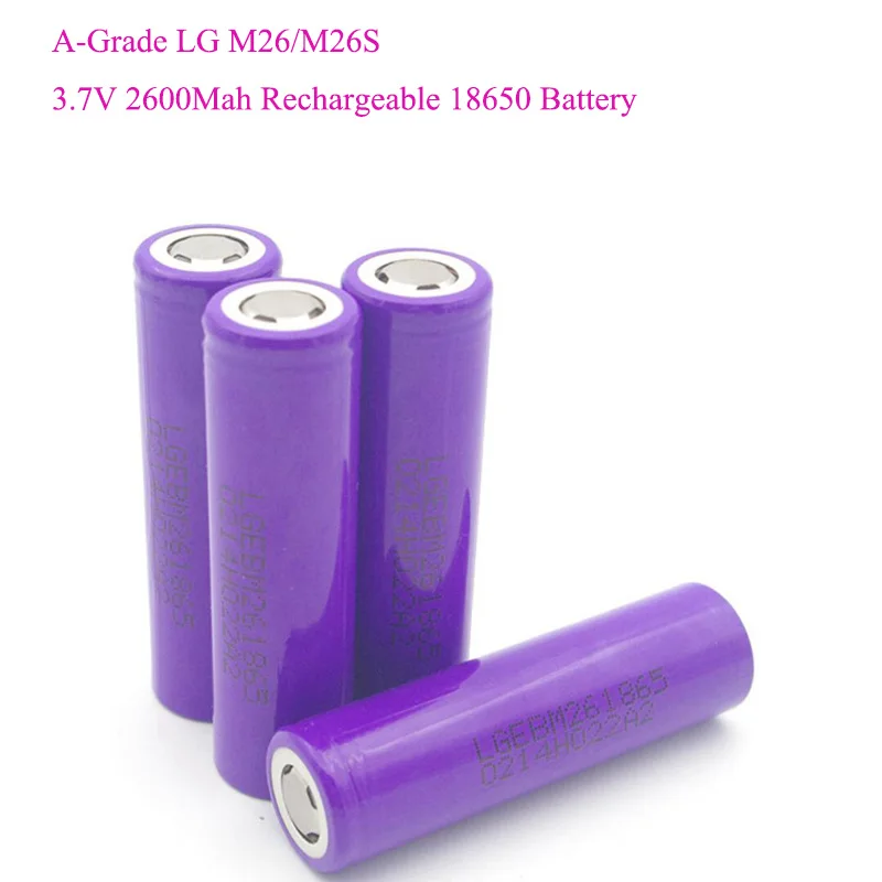 M26S 10A 2600mah 3 7 v 18650 перезаряжаемая литий ионная батарея для power Bank Электроинструмент
