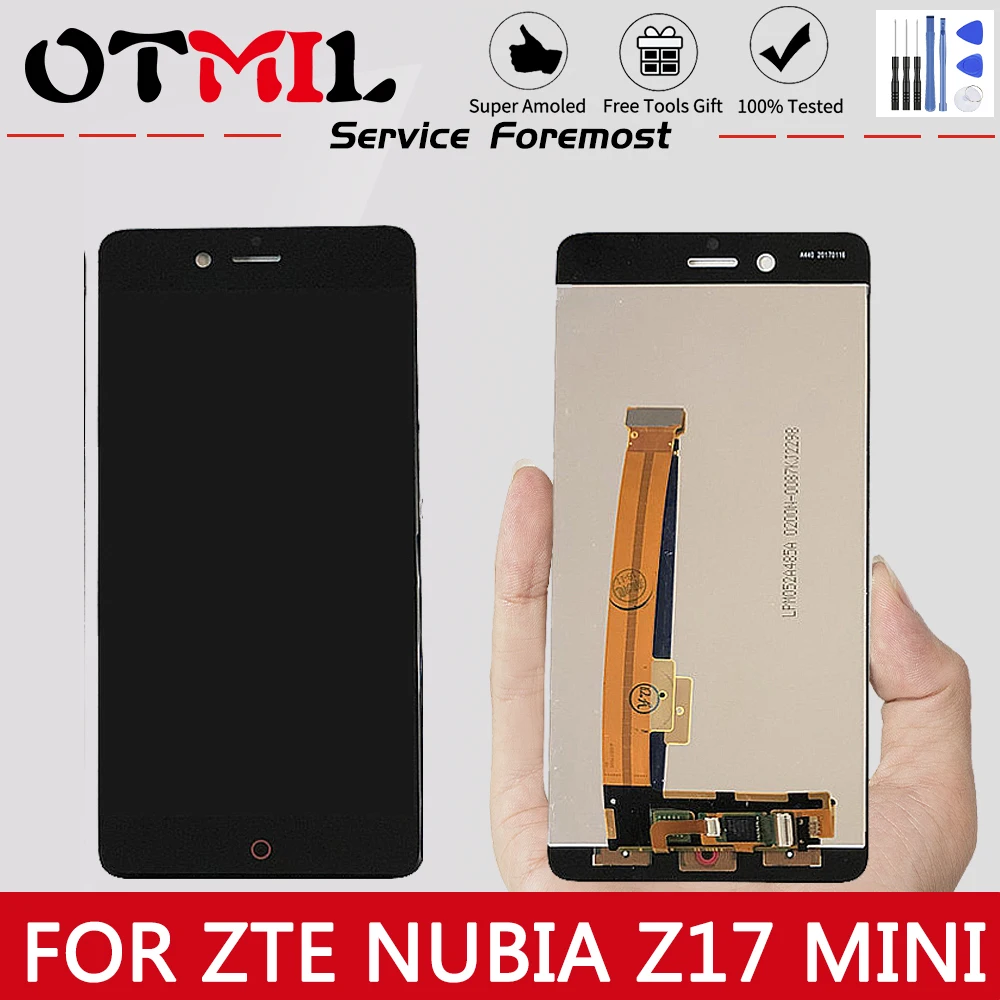 ЖК дисплей 5 2 дюйма для ZTE Nubia Z17 mini NX569J NX569H с сенсорным экраном и дигитайзером в