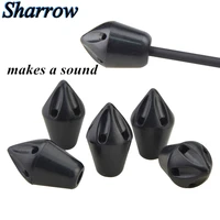 612pcs 8 mm archery safe plastic arrowheads whistle arrowhead target points make a sound when shooting hunting arrow accessory