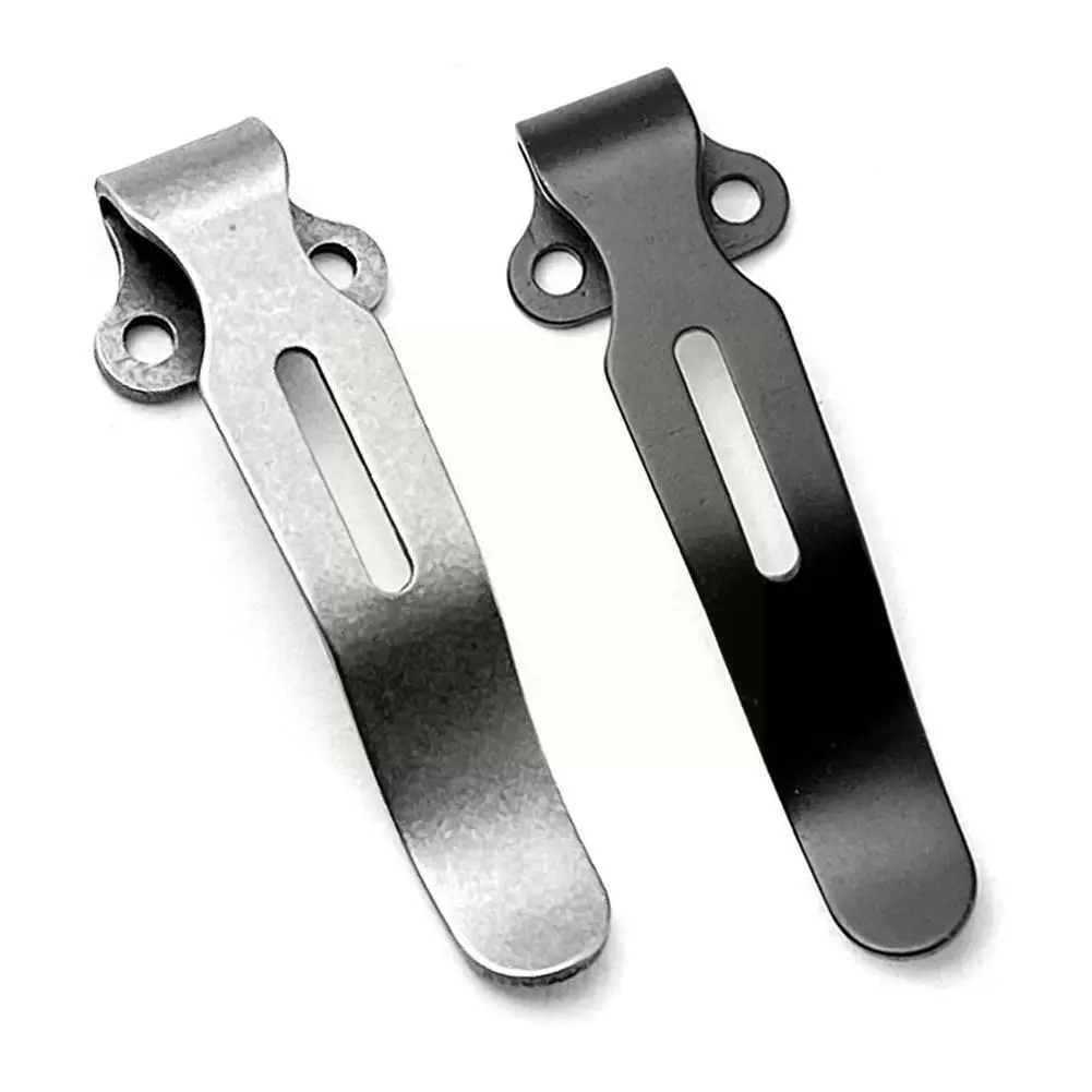 

Steel Knife Folding Pocket Knife Back Clip For Butterfly Tool Knife Custom Clip Back 535 1piece DIY Accessories M5W5