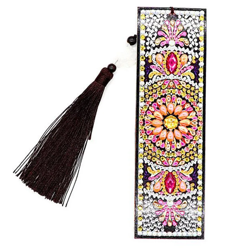 

5D Сделай Сам, алмазная живопись особой формы, кожаная Закладка, алмазная вышивка, искусственные знаки для книг, новогодние подарки