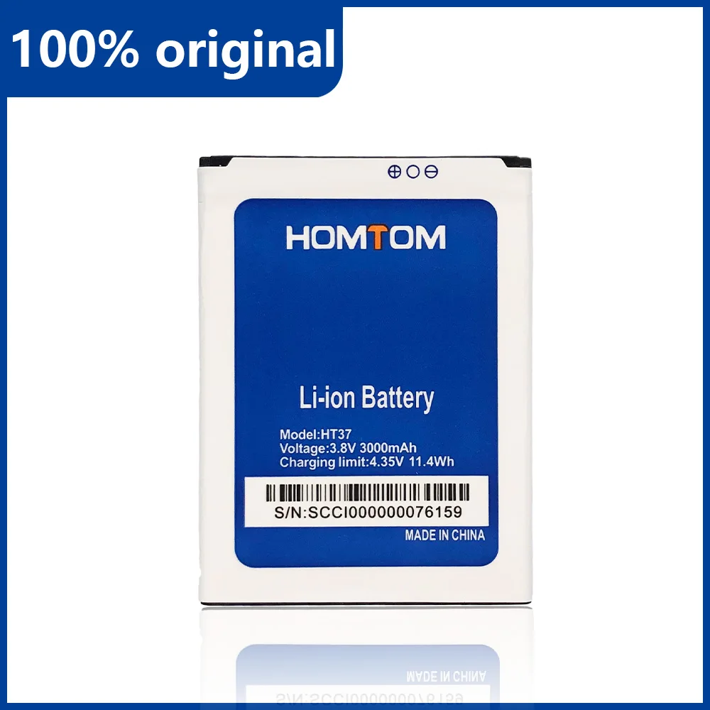100% оригинальный 3000mAh HT37 аккумуляторная батарея для телефона HOMTOM / PRO