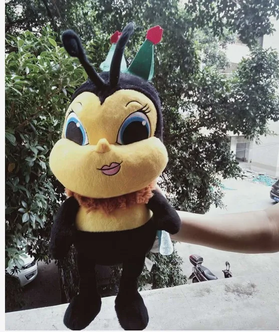 

Плюшевые фрукты 40 см/25 см, Мультяшные Овощи, пчела, бабочка, мягкая игрушка для детей, Детский Рождественский подарок