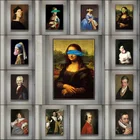 Женские жемчужные серьги с жемчугом в стиле ретро, настенная Картина на холсте, абстрактная картина Мона плакат лисы, принты, настенные картины, домашний декор