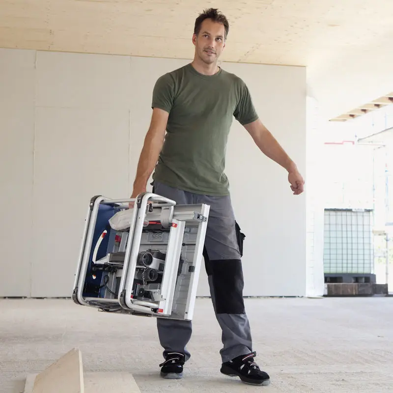 10-дюймовая столярная пила для работы на электрическом круговом станке многофункционального верстака.