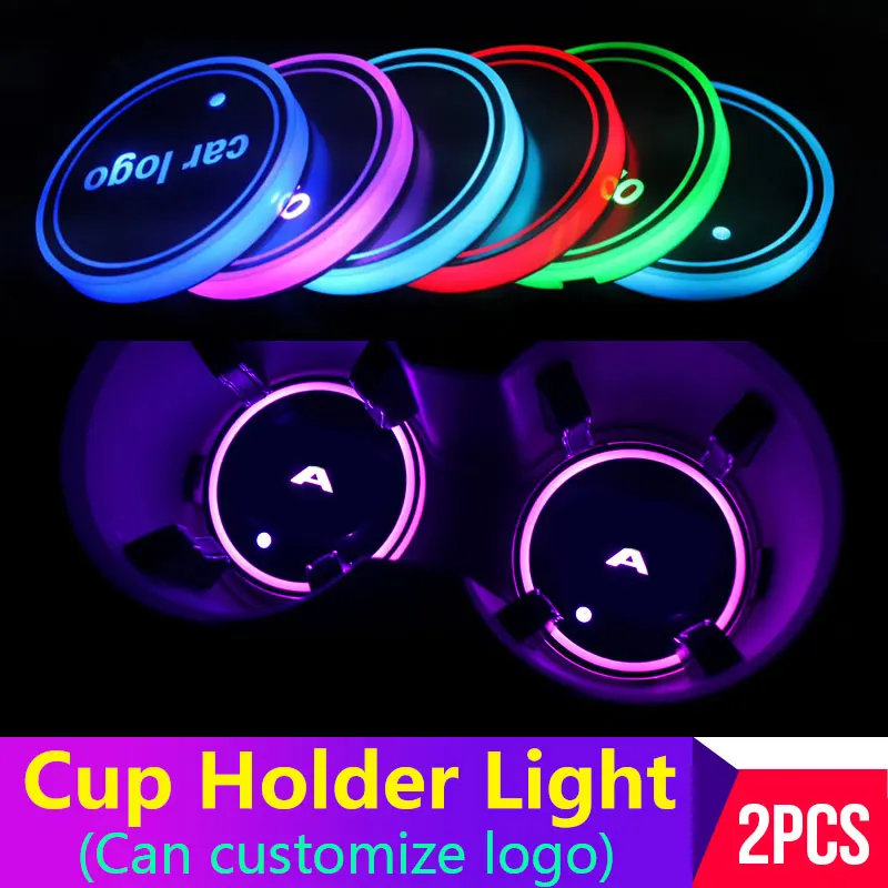 2 шт. автомобильный держатель для подстаканника логотип Lexus audi bmw toyota Volkswagen Cadillac