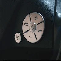 car interior steering wheel button switch trim cover sticker for mercedes benz c e s class w204 w212 w221 glk x204 c200 c250